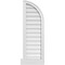 Ekena Millwork Quarter Round Top Right Surface Mount PVC Gable Vent w/ 2"W x 2"P Brickmould Sill Frame, 14"W x 42"H GVPQR14X4203SN - alternate 1